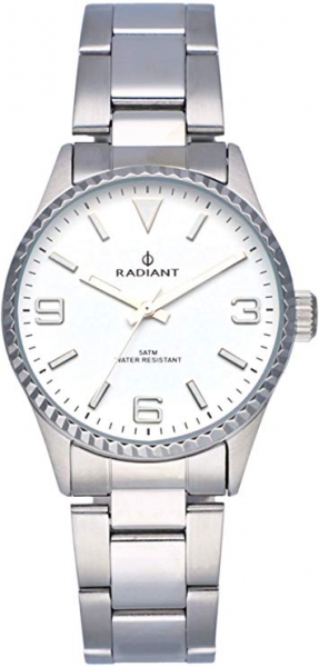 RADIANT MULAN ALL SS 30MM WHITE DIAL SILVER BAND RA537201
