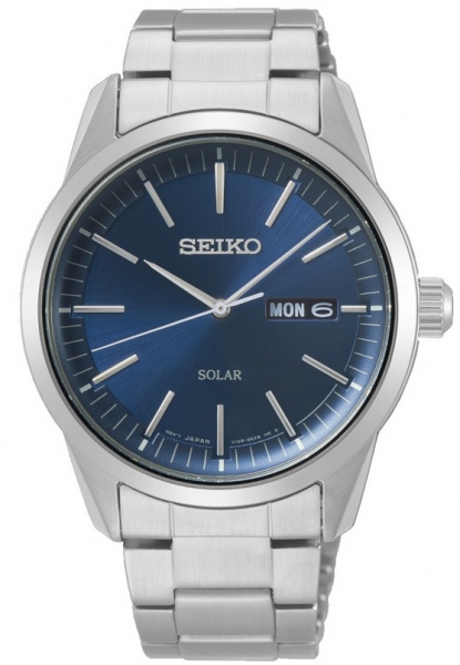 SEIKO SOLAR DOBLE CALENDARIO CON BRAZALETE SNE525P1
