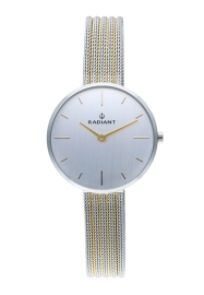 RELOJ RADIANT CELINE 32MM SILVER DIAL 2TONE IPG SS MES RA522602