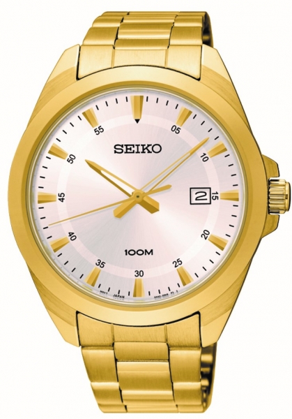 SEIKO NEO CLASSIC CUARZO IP DORADO SUR212P1