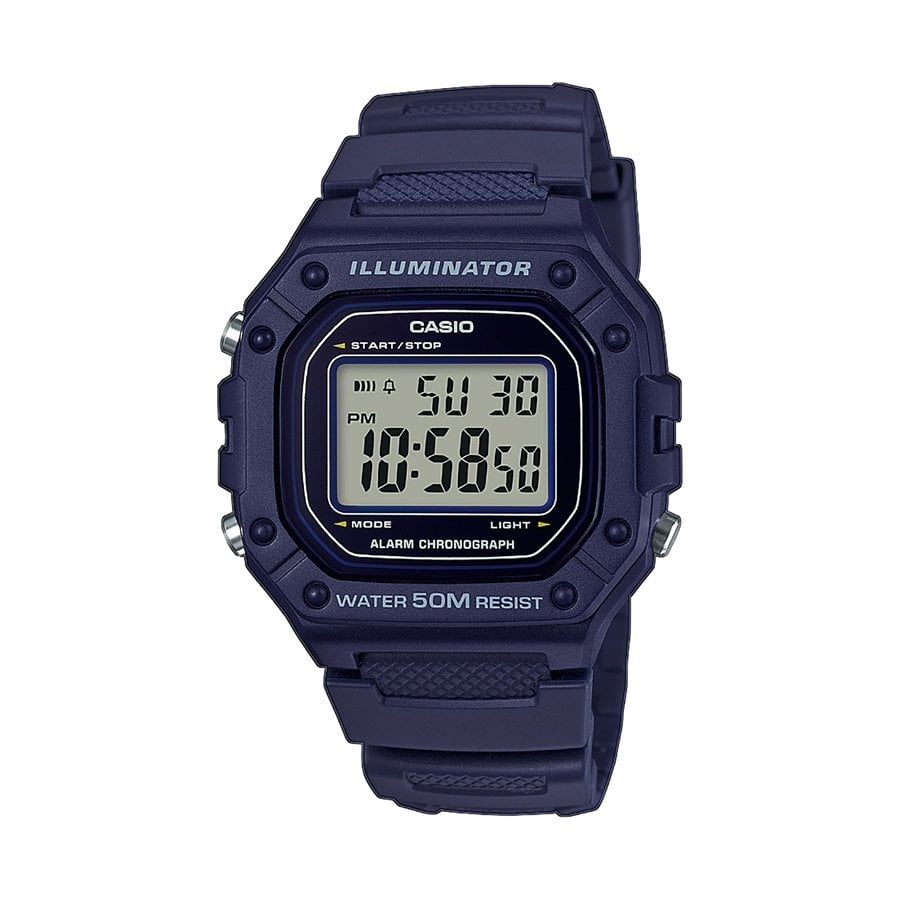 Casio COLLECTION W-218H-2AVEF - Vista frontal