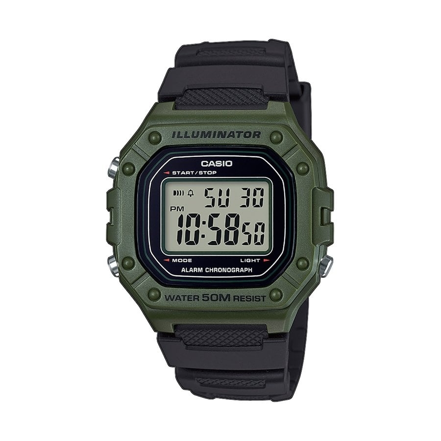 Casio COLLECTION W-218H-3AVCF - Vista frontal