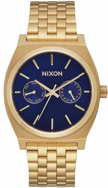NIXON TIME TELLER DELUXE ALL GOLD / NAVY SUNRA A9222347
