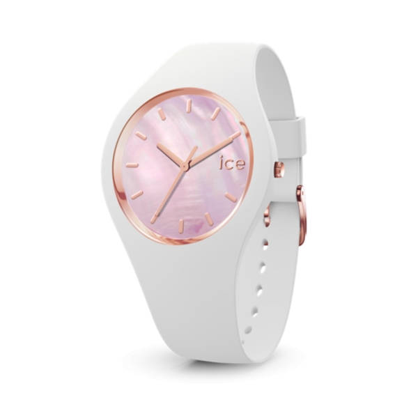 ICE WATCH PEARL - WHITE PINK - MEDIUM - 3H IC017126