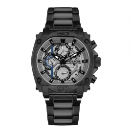 RELOJ POLICE NORWOOD MULTI GREY DIAL BLACK SS BAND PL.15472JSB-13M