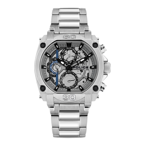 POLICE NORWOOD MULTI SILVER DIAL SILVER SS BAND PL.15472JS-13M
