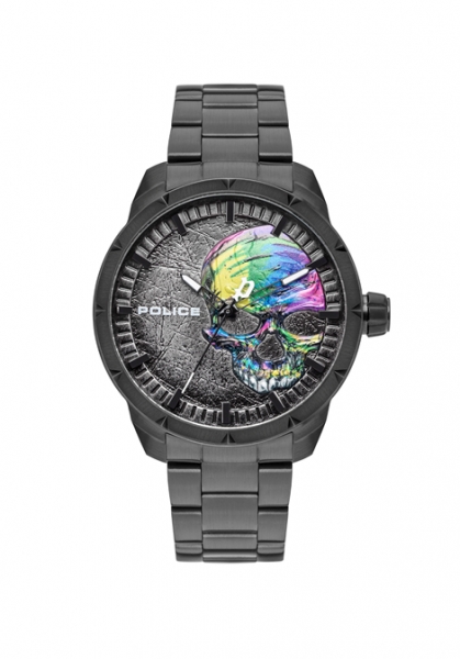POLICE NEIST 3H BLACK DIAL BLACK SS BAND PL.15715JSB-78M