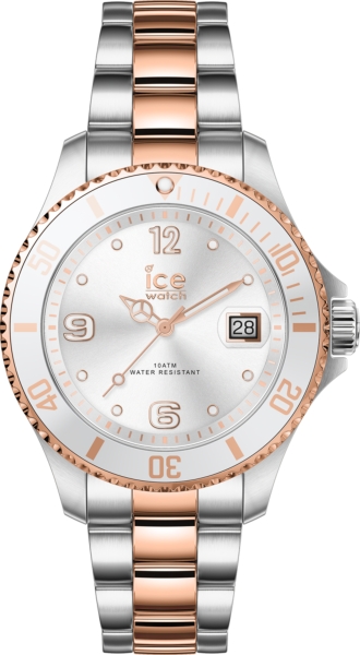 ICE WATCH STEEL - SILVER ROSE-GOLD - SMALL - 3H IC017322