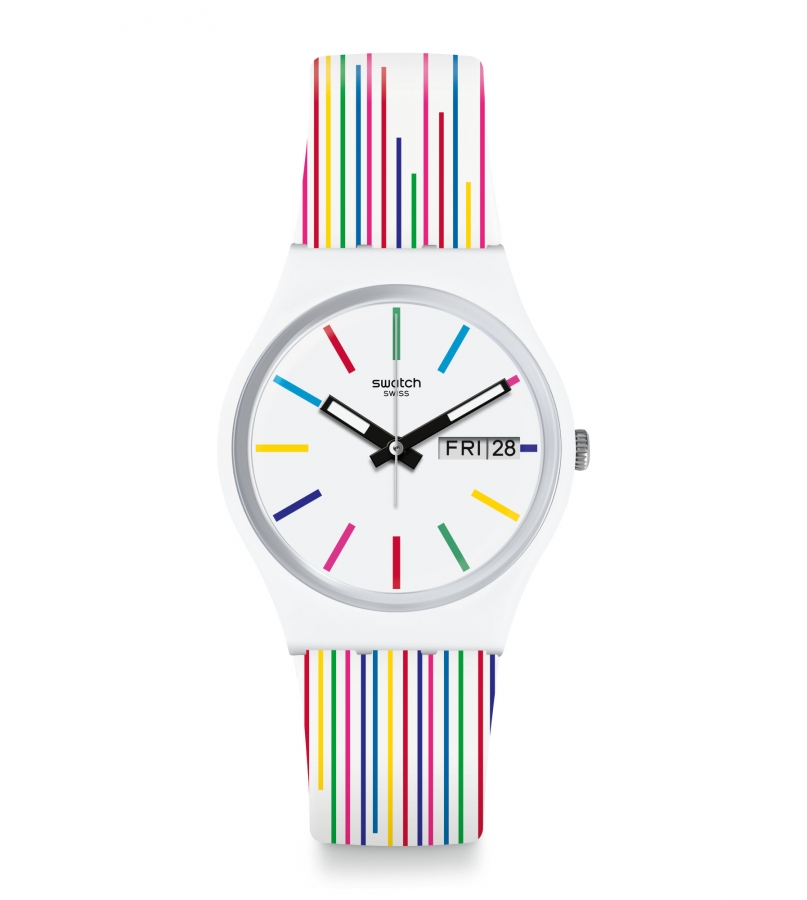Swatch WHITE SAMBA GW712 - Vista frontal
