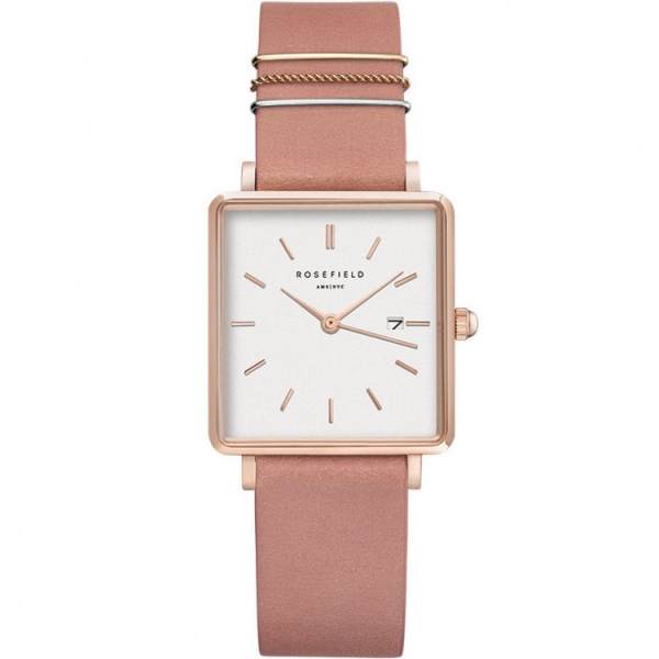 ROSEFIELD THE BOXY WHITE OLD PINK ROSE GOLD QOPRG-Q026