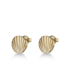 RELOJ ROSEFIELD JEWELRY SHELL STUD EARRINGS GOLD JSSEG-J167