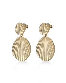 RELOJ ROSEFIELD JEWELRY SHELL SHAPE EARRINGS GOLD JSSHEG-J169