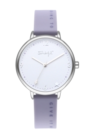 RELOJ MR WONDERFUL WATCH TIME FOR FUN / SILVER&PURPLE WR40301