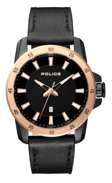 POLICE TROMSO 3H BLACK DIAL BLACK ST R1451306005