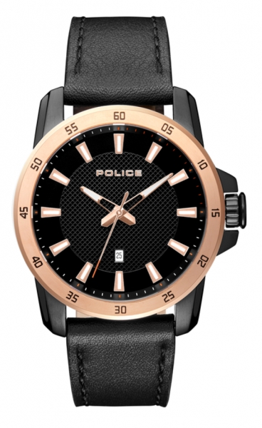 POLICE TROMSO 3H BLACK DIAL BLACK ST R1451306005