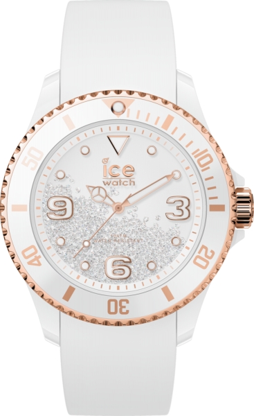 ICE WATCH CRYSTAL - WHITE ROSE-GOLD - SMOOTH - 3H IC017248