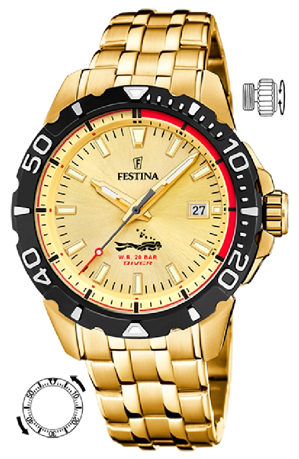 Festina THE ORIGINALS F20500/1 - Vista frontal