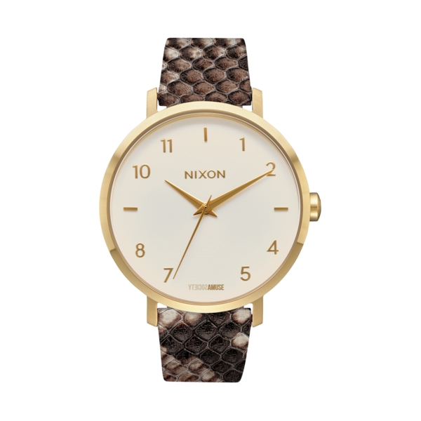 NIXON ARROW LEATHER GOLD / TAUPE / AMUSE A10912890