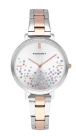 RELOJ RADIANT ELLA 36MM SILVER DIAL IPRG+SS BRACELET RA525202