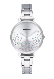 RELOJ RADIANT ELLA 36MM BLUE DIAL SILVER SS BRACELET RA525201