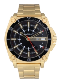 RELOJ RADIANT MR.ROBOT 49MM BLACK DIAL IPG SS BRACELET RA552202