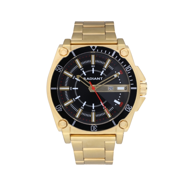 RADIANT MR.ROBOT 49MM BLACK DIAL IPG SS BRACELET RA552202