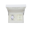 RADIANT ICON 28MM WHITE BUTTERFLY DIAL SS MESH RA555601