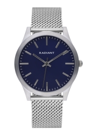 RELOJ RADIANT LIGHTS & SHADOWS 40MM BLUE DIAL SS MESH RA553601