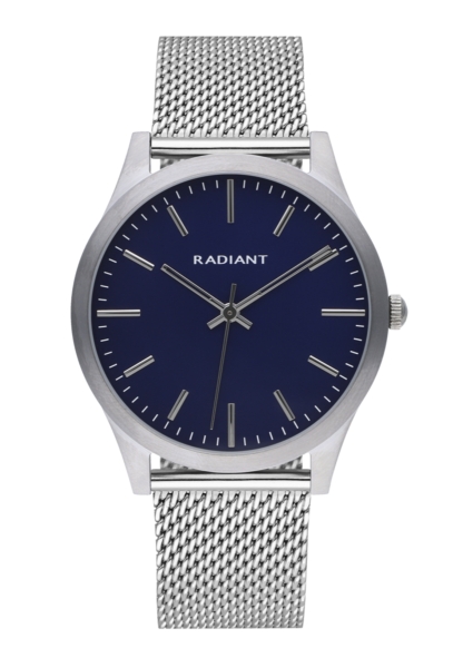RADIANT LIGHTS & SHADOWS 40MM BLUE DIAL SS MESH RA553601