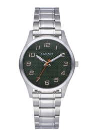 RELOJ RADIANT CARBON 35MM GREEN DIAL SS BRACELET RA560202