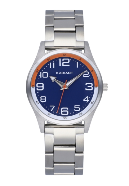 RADIANT TOMMY 35MM BLUE & ORANGE DIAL SS BRACELE RA559203