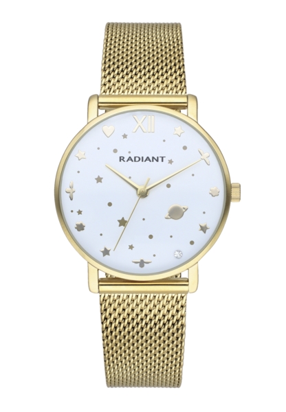 RADIANT MILKY WAY 36MM WHITE DIAL IPG MESH RA545202
