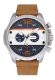 RADIANT SPEEDY 50MM BLUE DIAL BROWN LEATHER STR RA550702