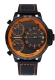 RADIANT PAPY 54MM BLACK/ORANGE DIAL & LEATHER ST RA551602