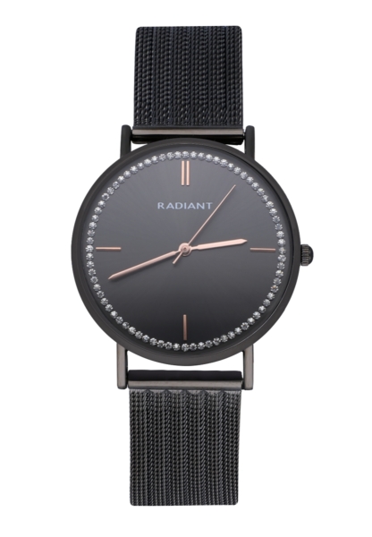 RADIANT ALLIANCE 36MM GREY DIAL IPGUN MESH RA541603