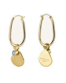 RELOJ ROSEFIELD JEWELRY SUNRAY PENDANT HOOPS WITH SWAROVSKI CRY JPHSCG-J258