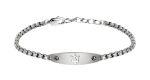 MASERATI BRACELET SS WITH IP D.GUN SCREW JM320AST02