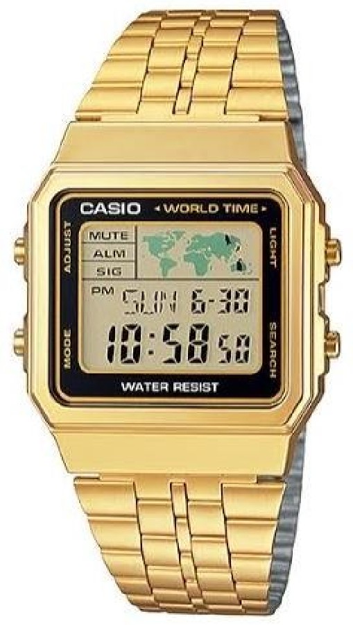 Casio A-500WGA-1 - Vista frontal