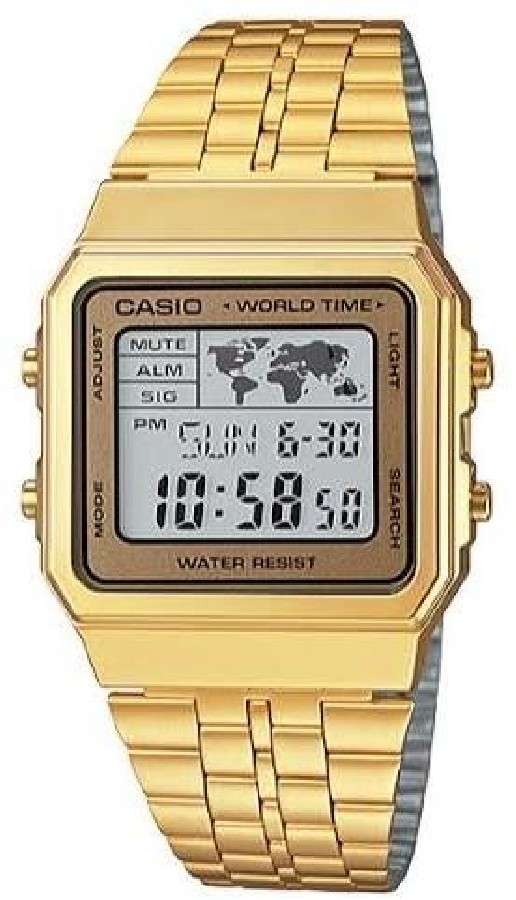 Casio A-500WGA-9 - Vista frontal
