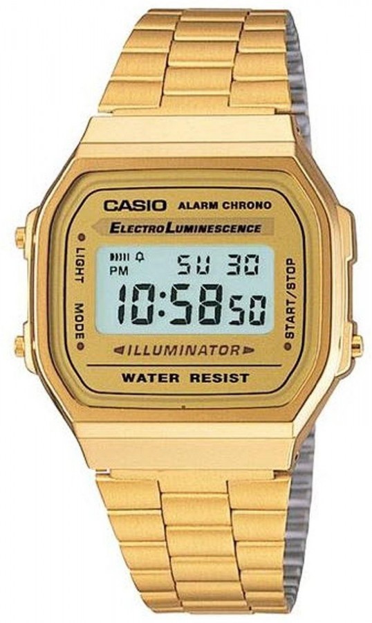 Casio A168WG-9WD - Vista frontal