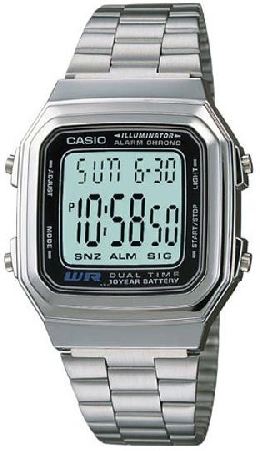Casio A178WA-1ADF - Vista frontal