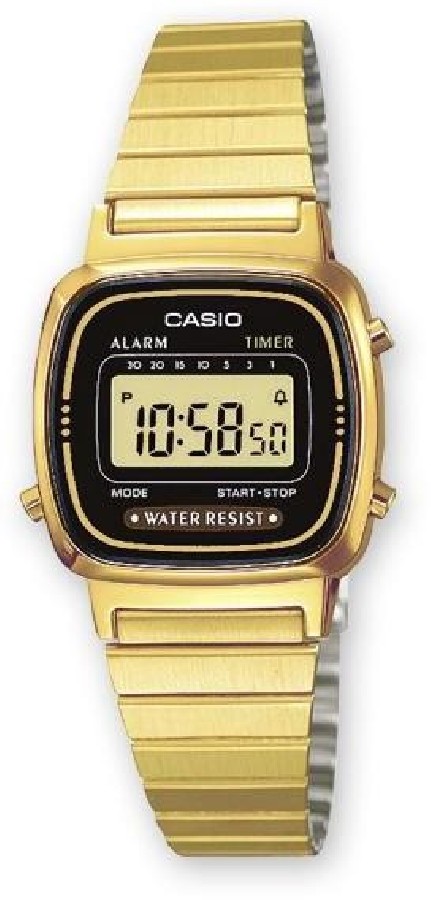 Casio LA-670WG-1 - Vista frontal