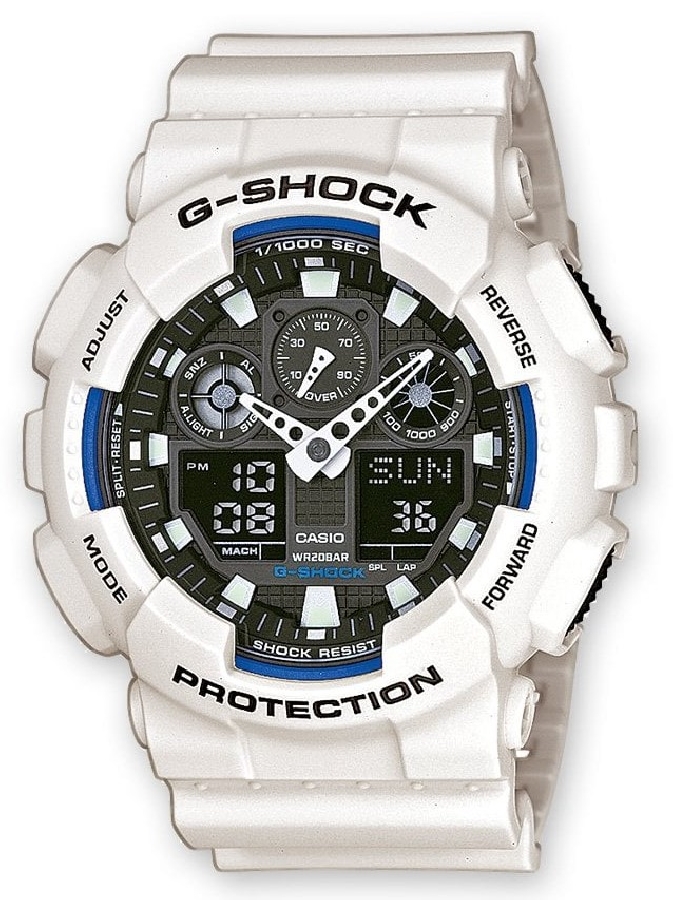 Casio G-SHOCK GA-100B-7AER - Vista frontal