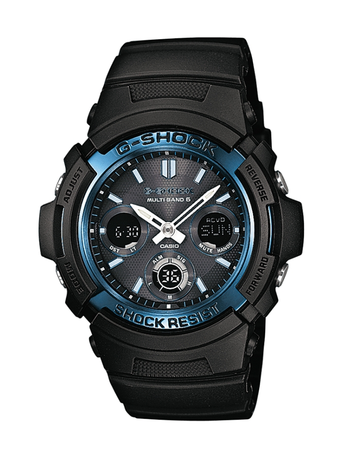 Casio G-SHOCK AWG-M100A-1AER - Vista frontal