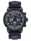 POLICE ARMOR MULTIF GREY DIAL BLUE SILICONE STR PL.14378JSU-13P