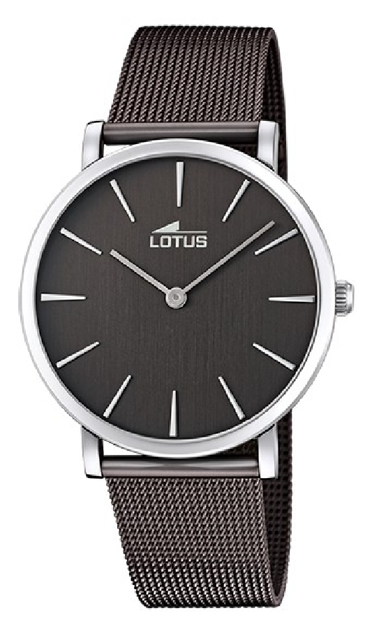 Lotus Orologio Uomo 18771/1 - Cassa Acciaio 40mm, Quadrante Nero, Bracciale Acciaio, Al Quarzo