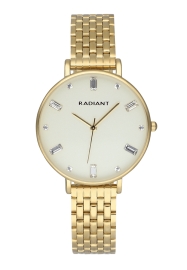 RELOJ RADIANT TIARA 36MM GOLD DIAL IPG BRACELET RA542201