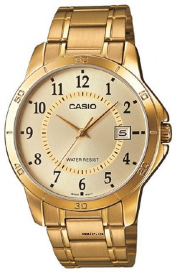 Casio MTP-V004G-9B - Vista frontal