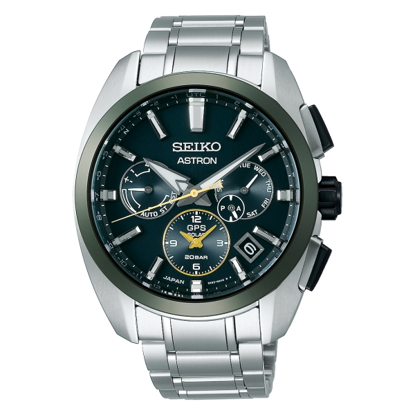 SEIKO ASTRON 5X53 TITANIO E.L. VERDE/DORADO SSH071J1