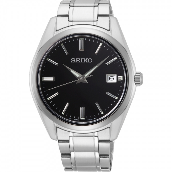 SEIKO NEO CLASSIC CUARZO CRISTAL ZAFIRO NEGRO SUR311P1